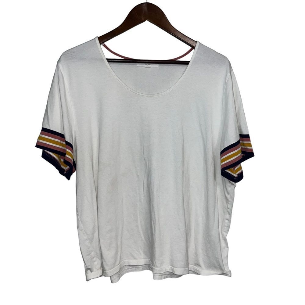 Downeast White Sporty T-Shirt